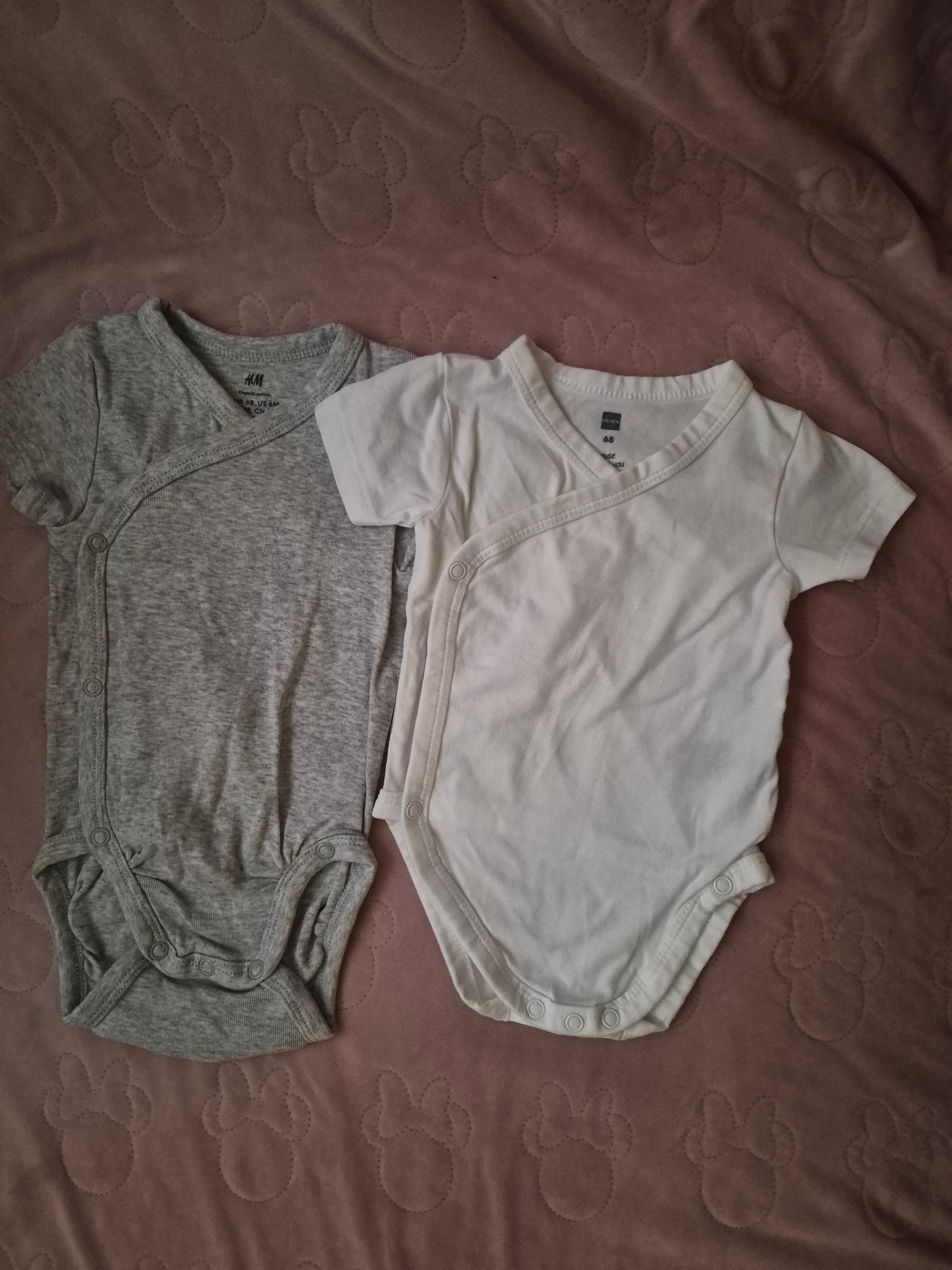 2x rompertjes samen maat 68