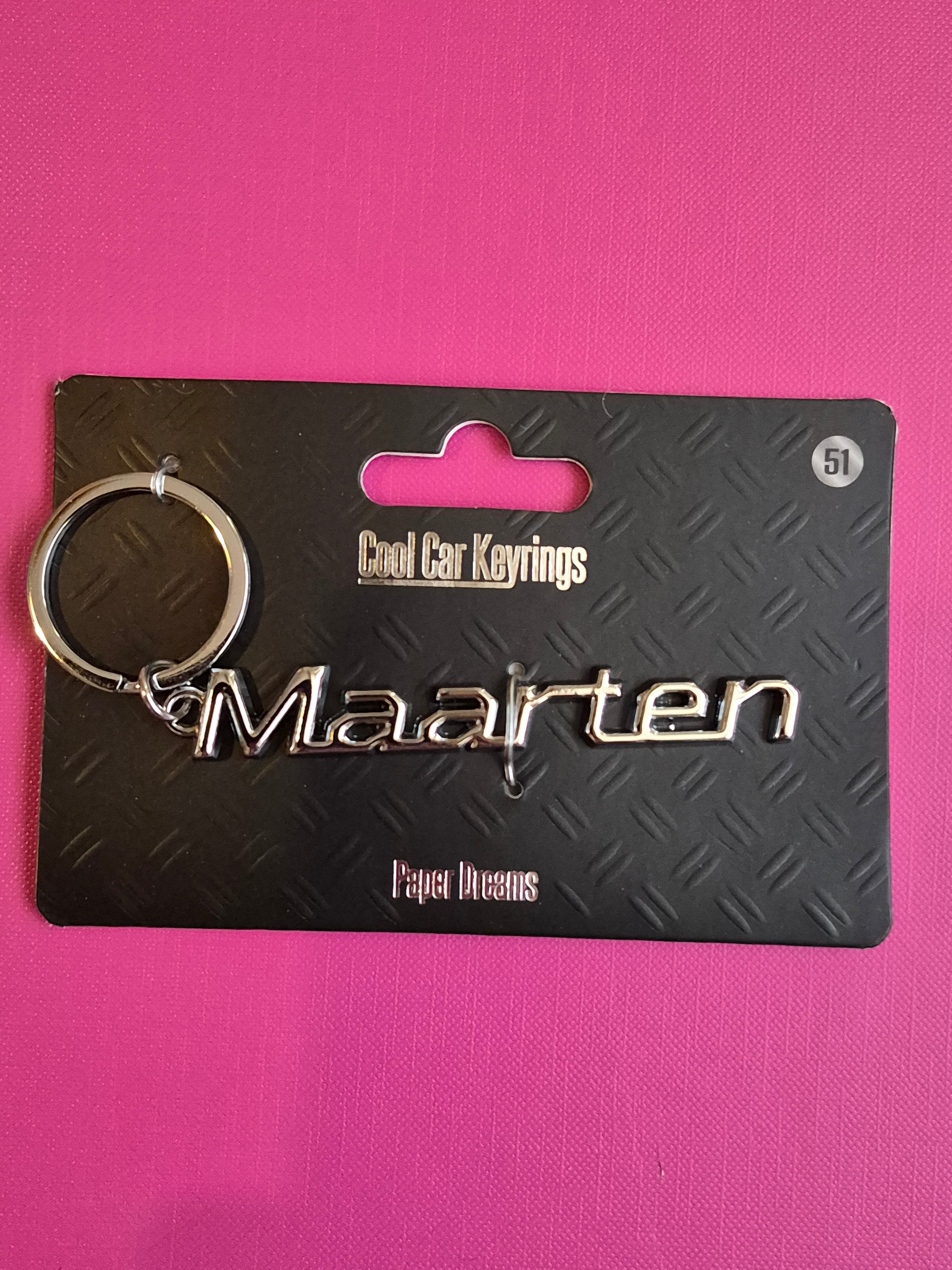 Sleutelhanger Maarten