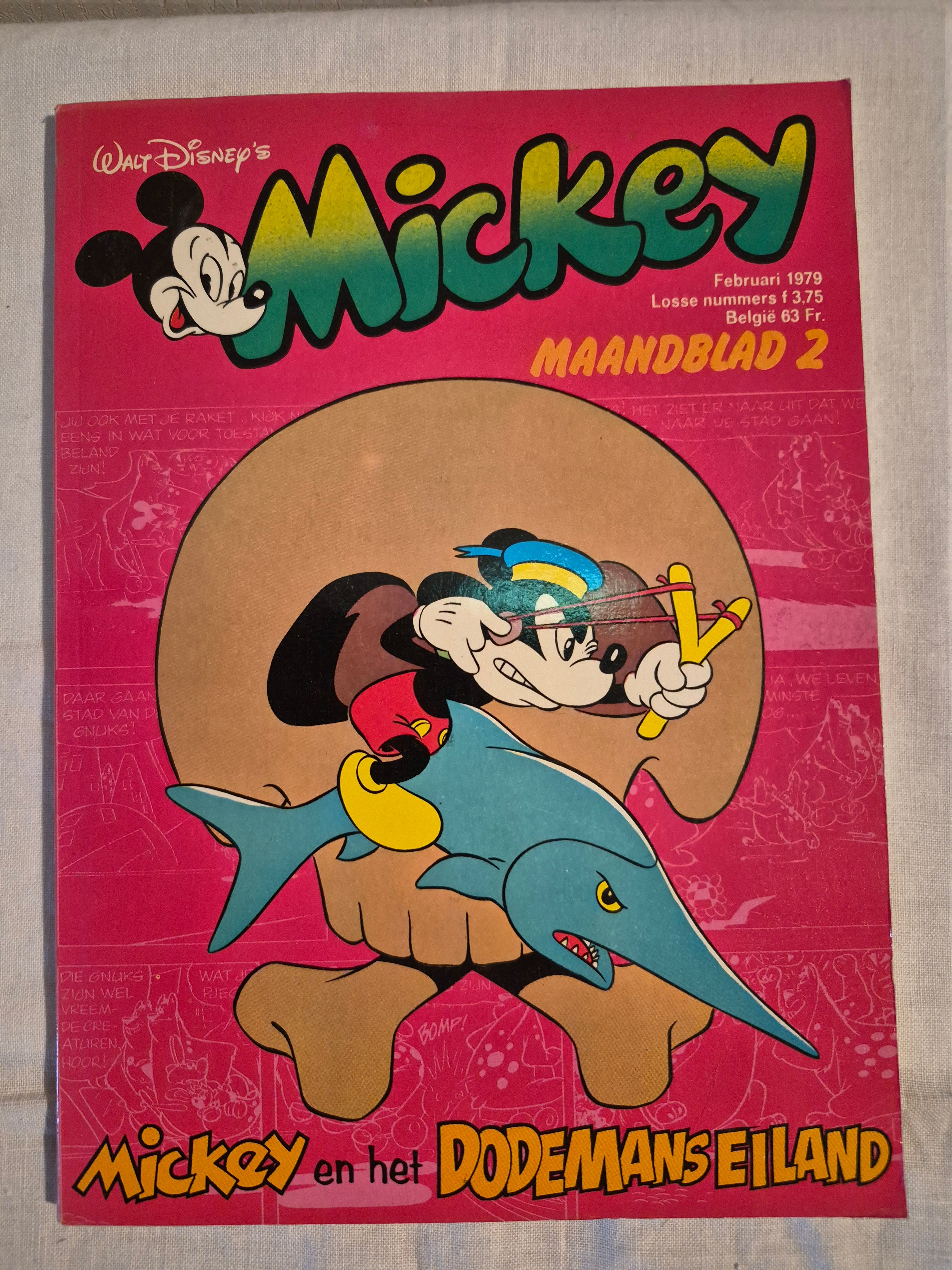 Disney mickey maandblad nr 2 jaartal 1979