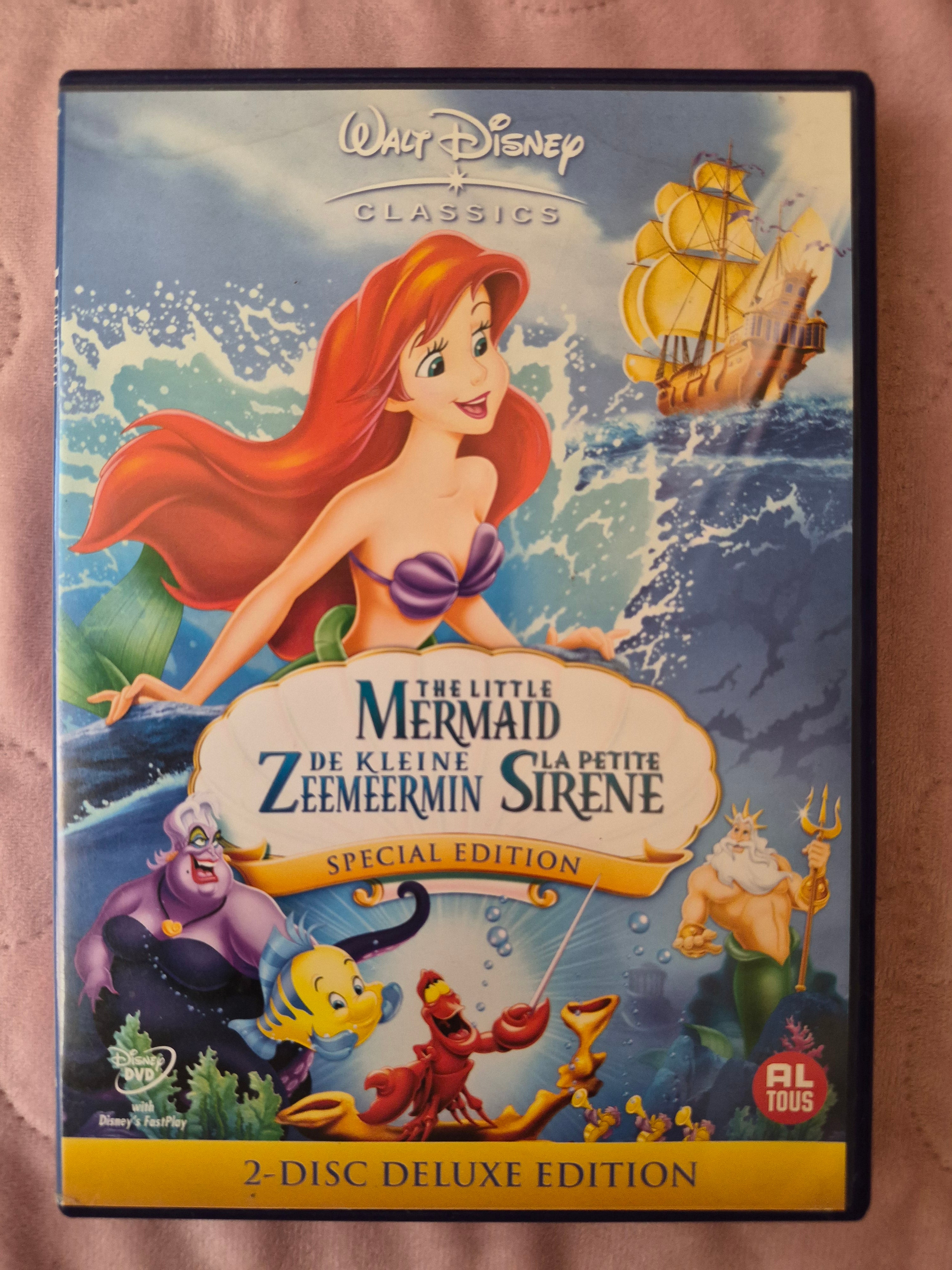 Disney DvD De kleine zeemeermin 2-disc