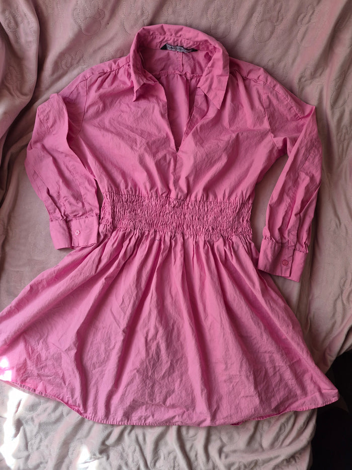 Roze jurk Zara maat M