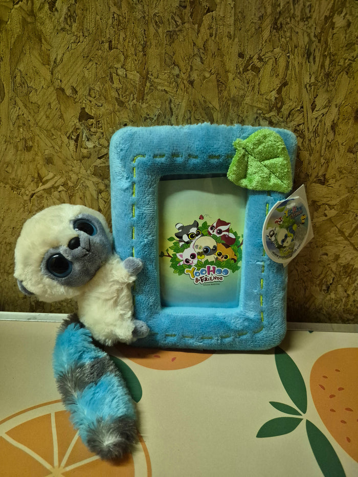 Knuffel schilderij blauw yoohoo