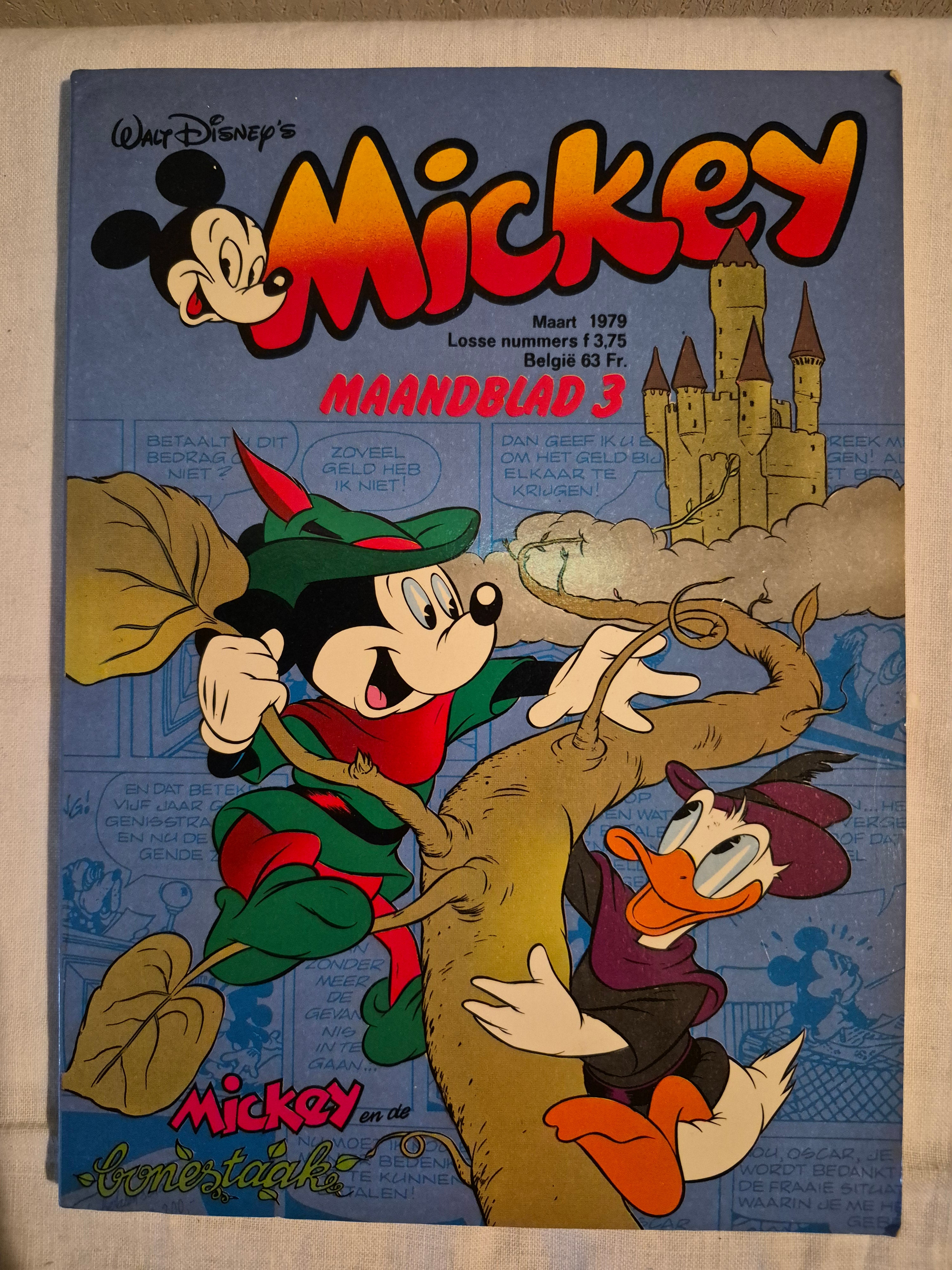 Disney mickey maandblad nr 3 jaartal 1979