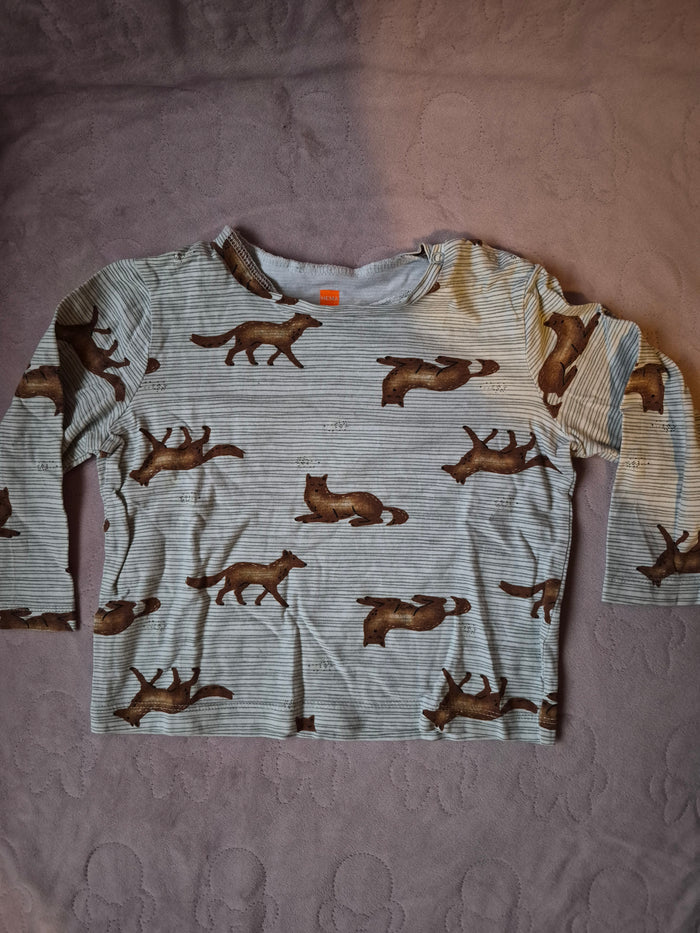 Truitje met vosjes Hema maat 92