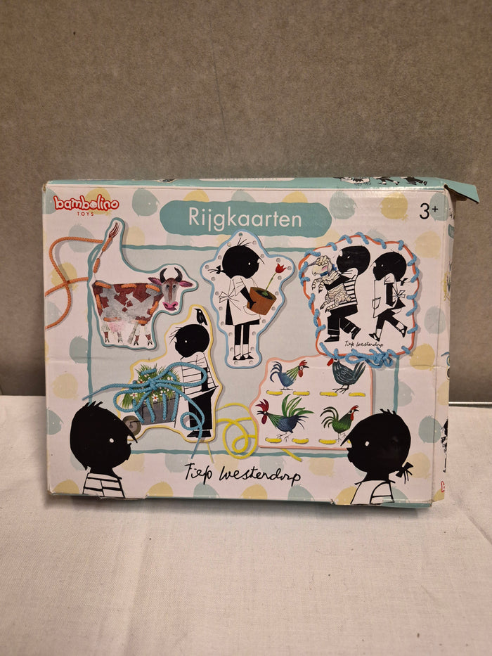 Jip en Janneke rijgkaarten educatief speelgoed 3+