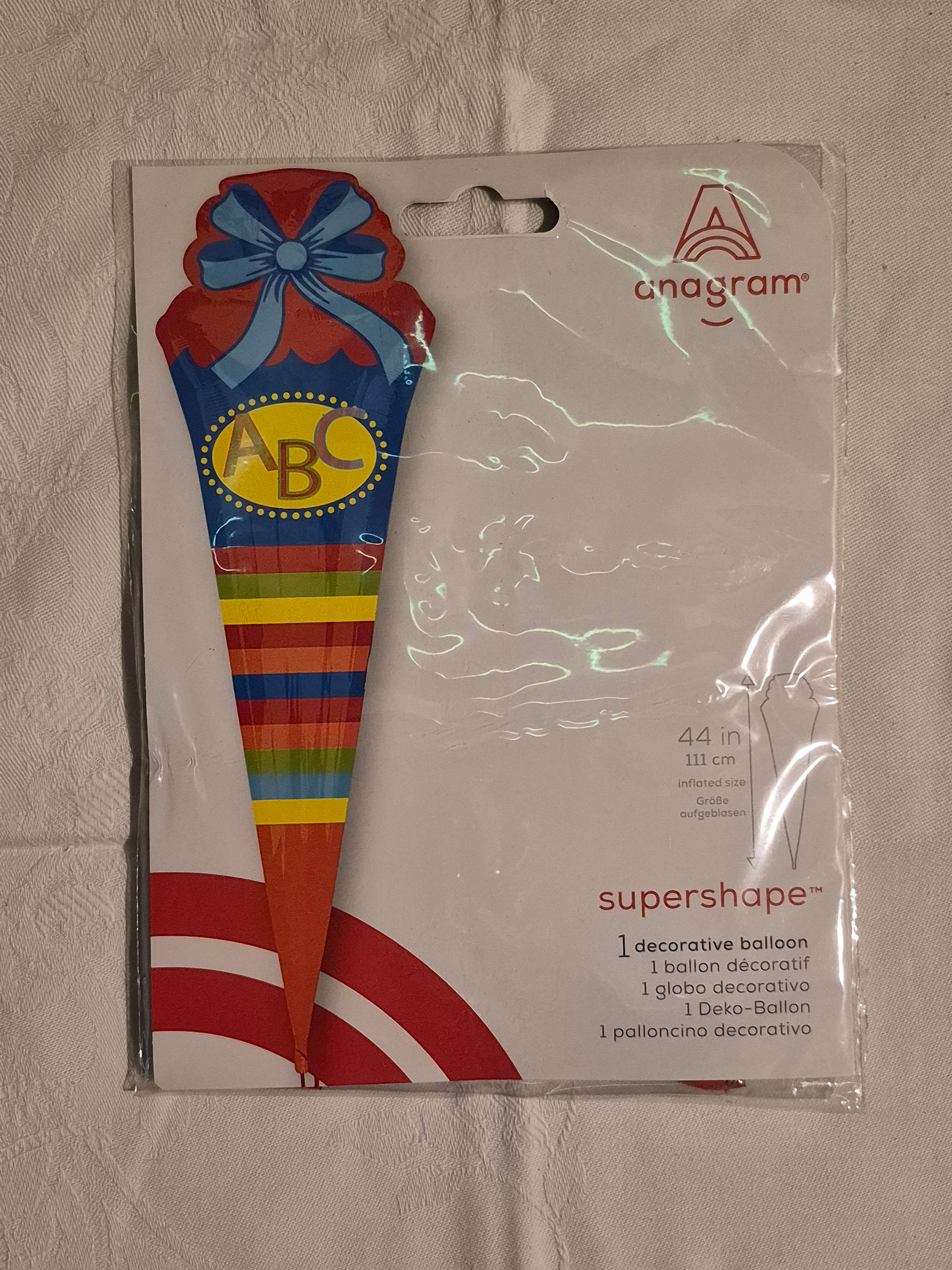 Snoepzak ABC blauw