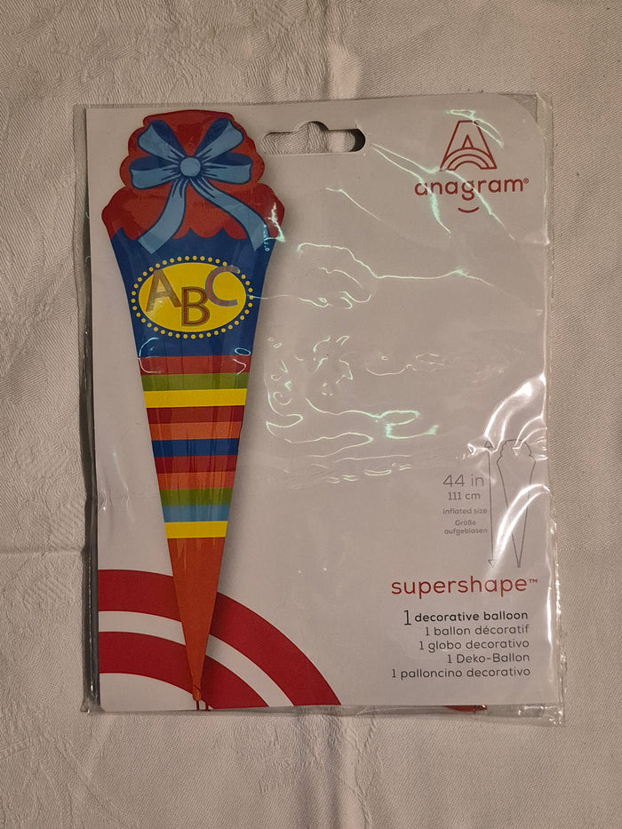 Snoepzak ABC blauw