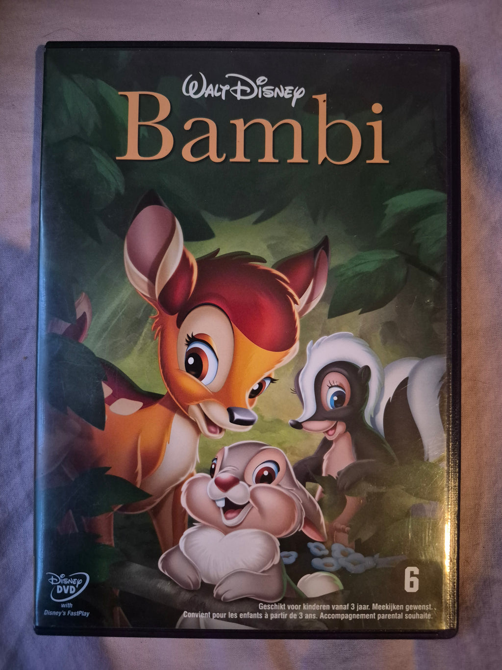 Disney DVD Bambi met rugnummer 5