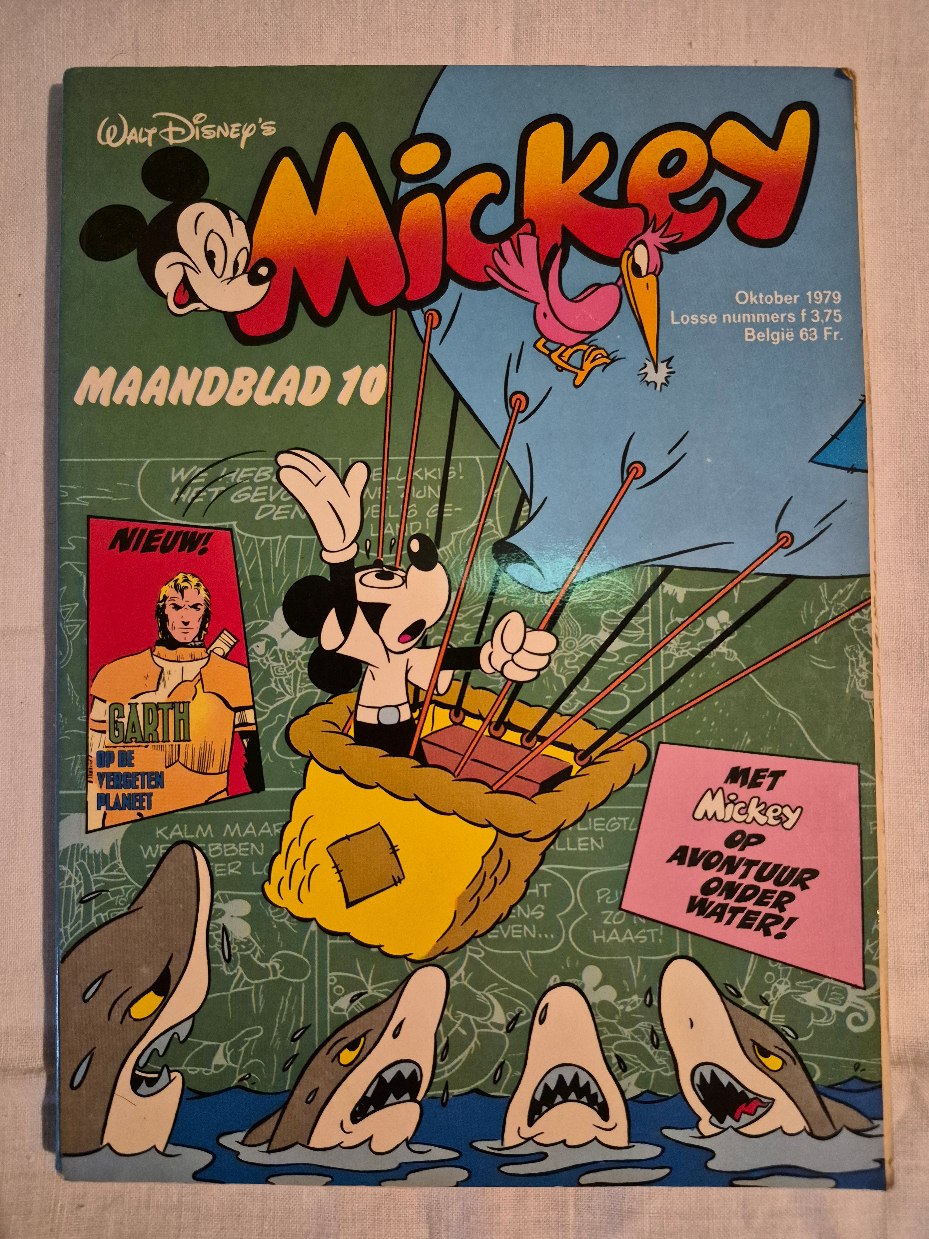 Disney mickey maandblad nr 10 jaartal 1979
