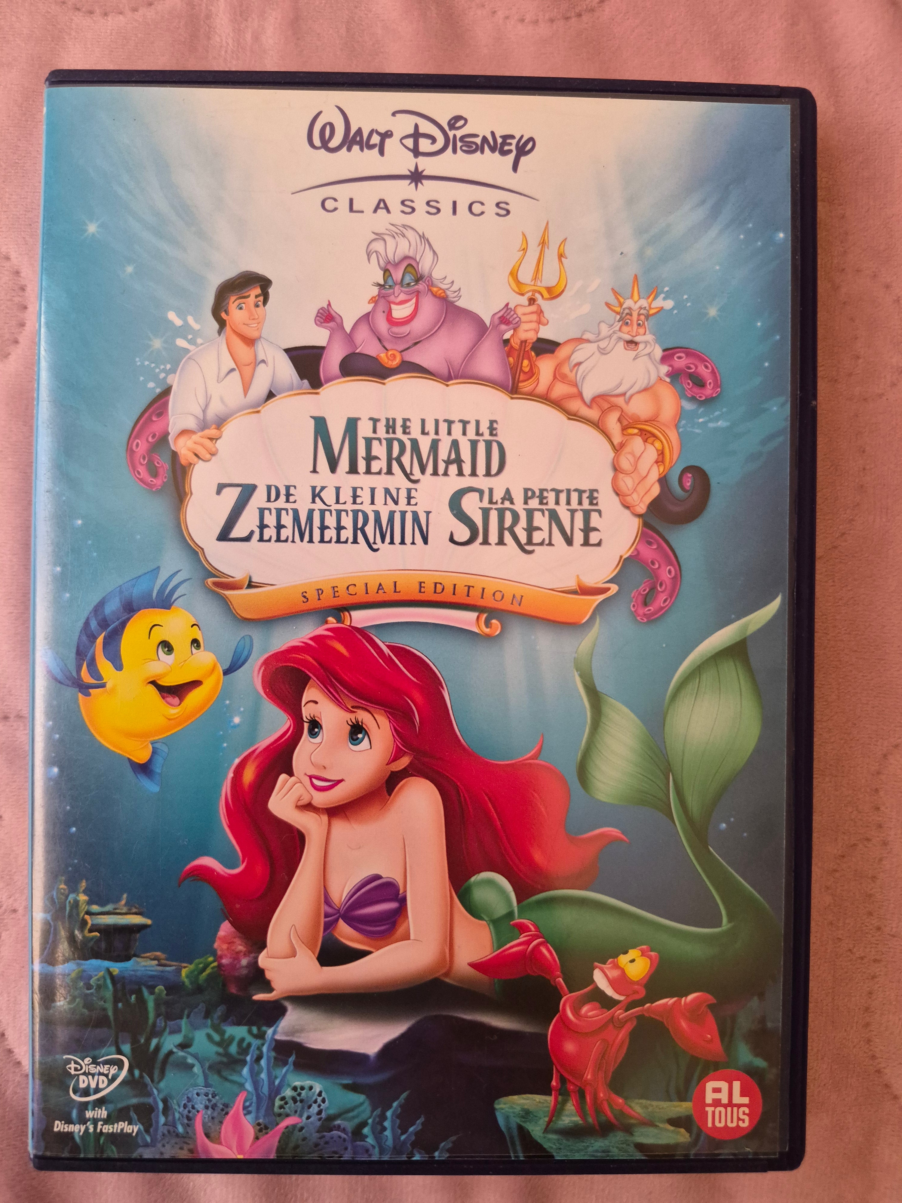 Disney DvD De kleine zeemeermin