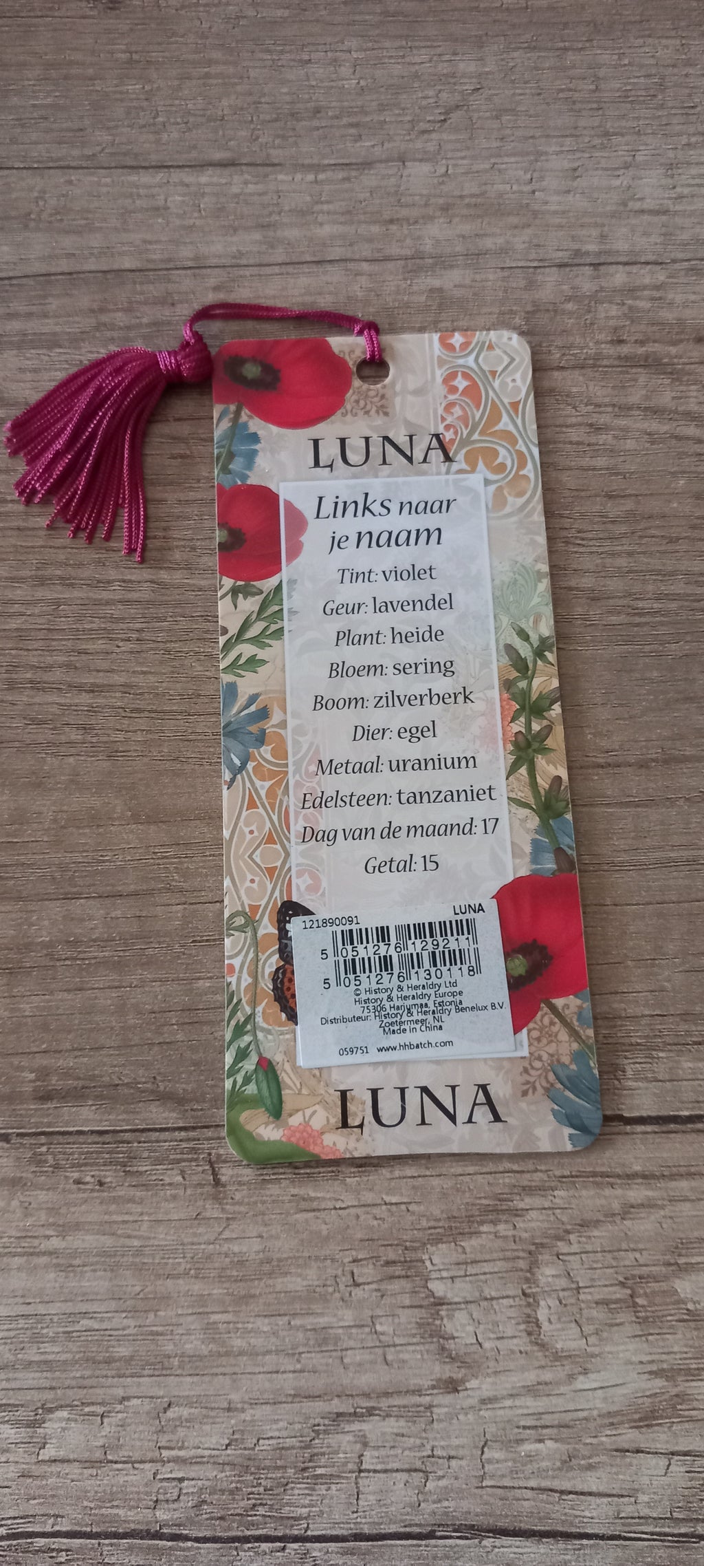 Boekenlegger Luna