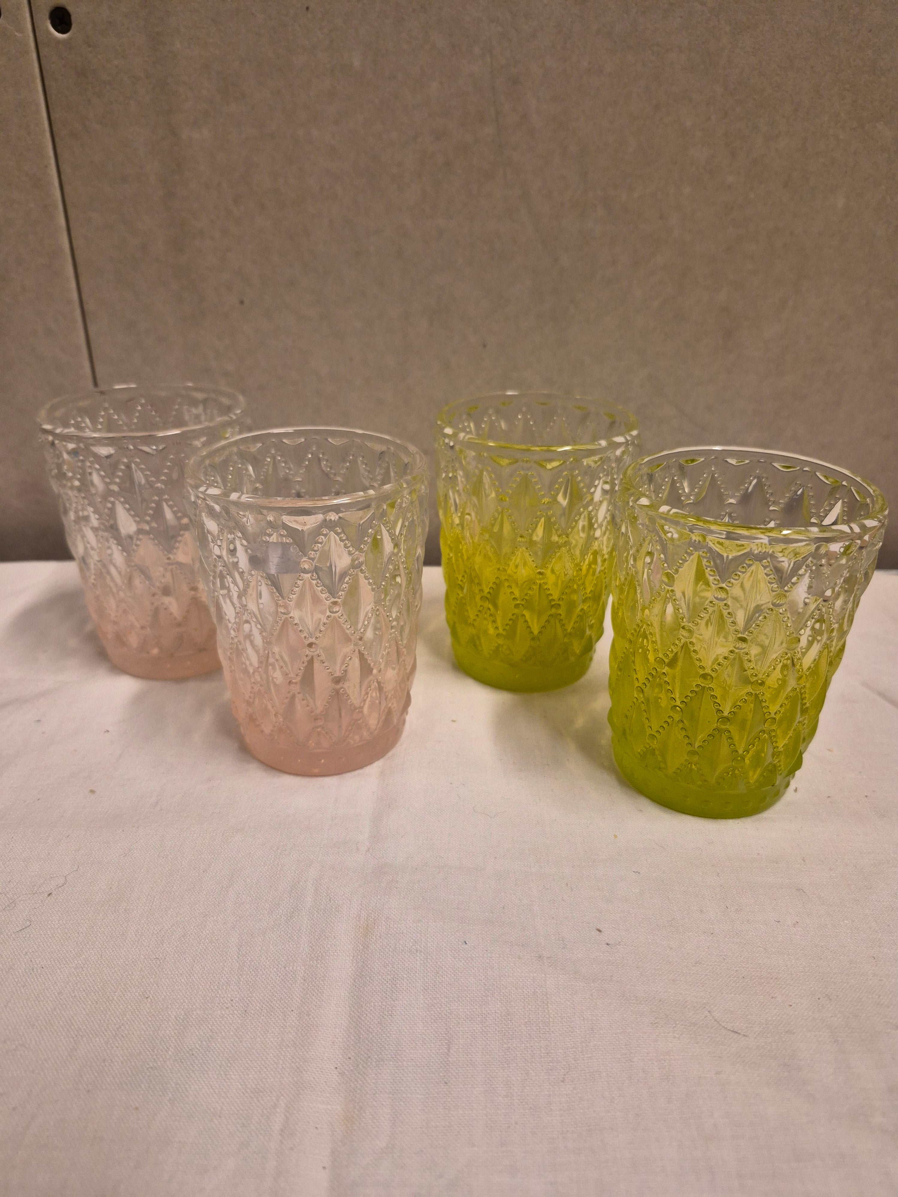 Waxine houders set van 4