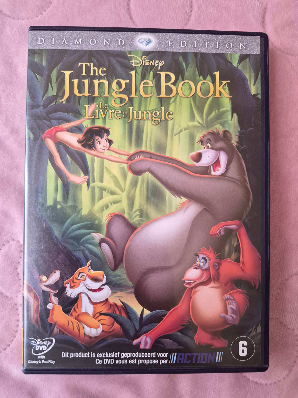 Disney DvD Junglebook met rugnummer