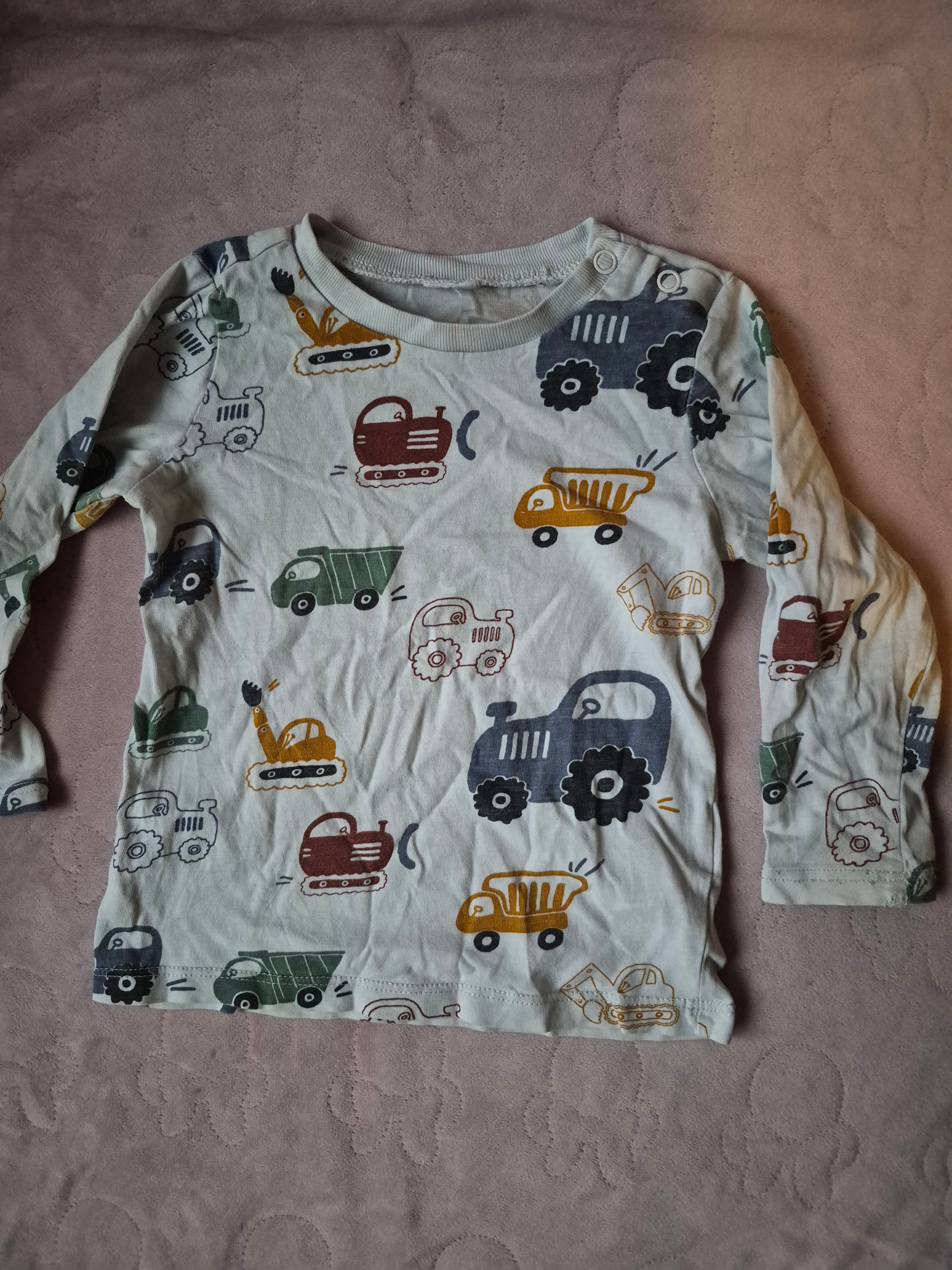 Shirt met vrachtautos H&M maat 86