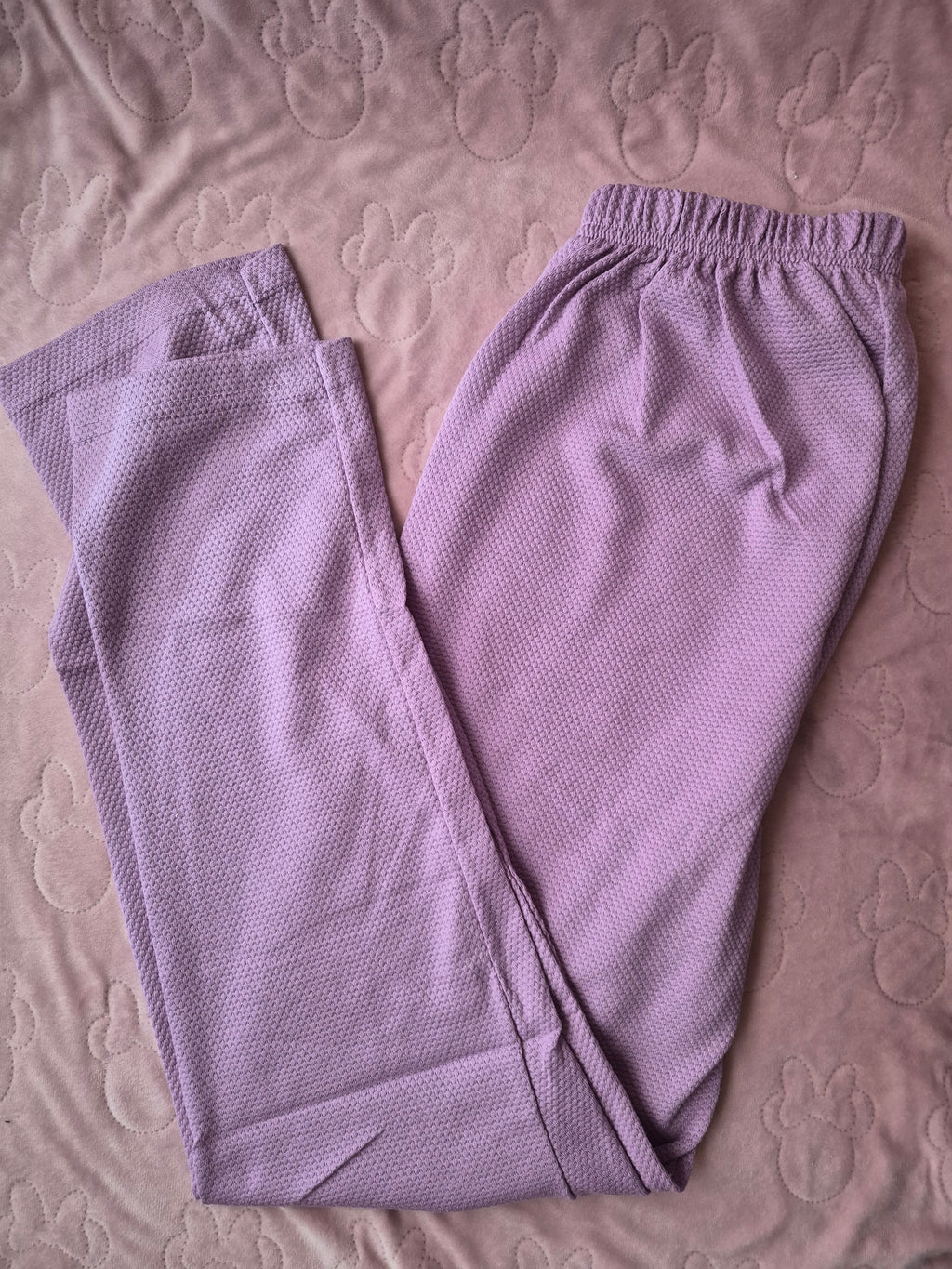 Nieuw setje 2 delig paars maat l