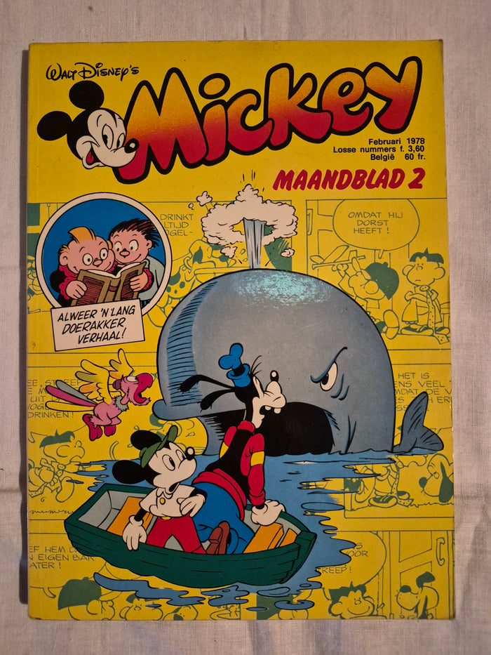 Disney mickey maandblad nr 2 jaartal 1978