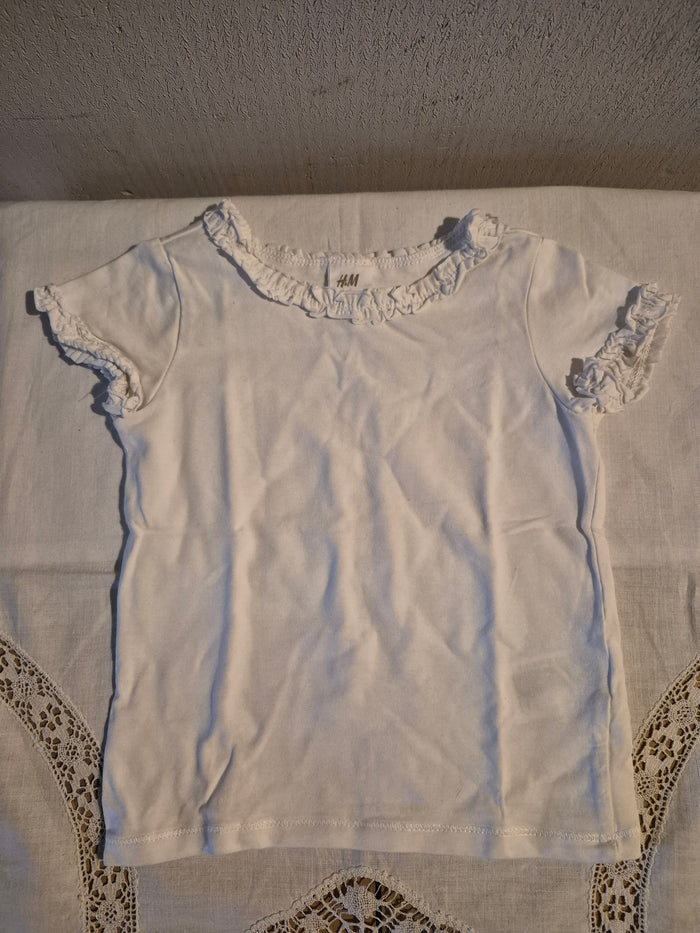 Mooi wit shirt H&M maat 74