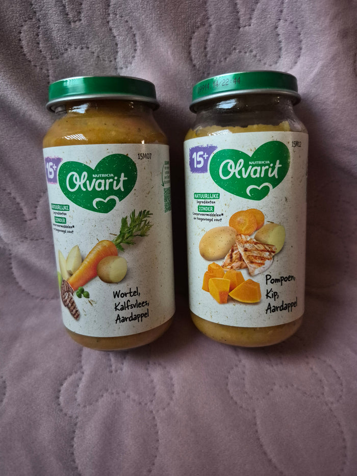 Baby voeding potjes 15 maanden