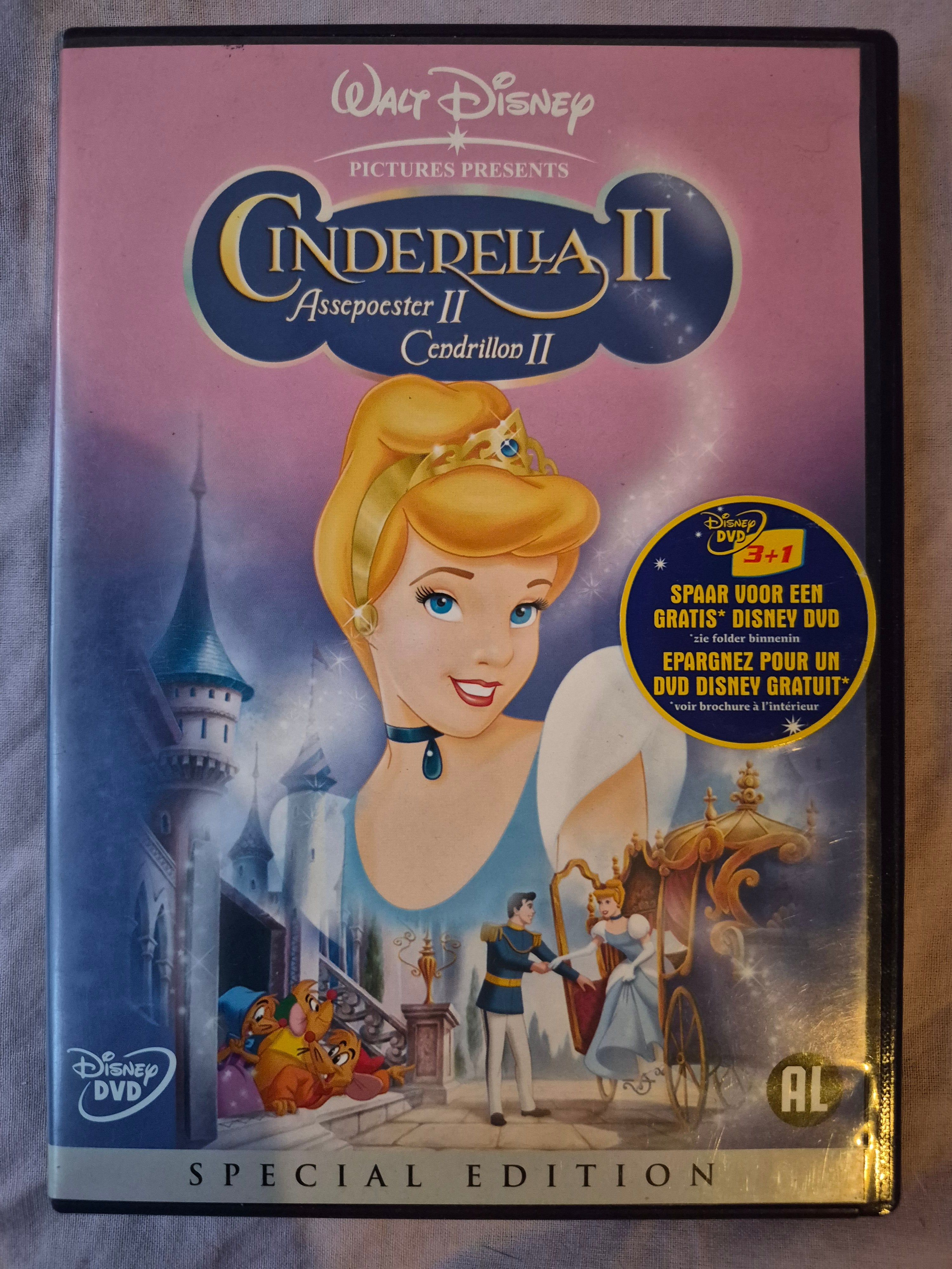 Disney DVD cinderella deel 2
