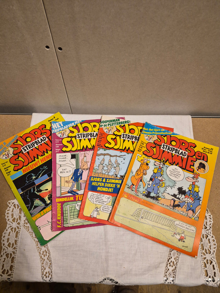 4x stripbladen sjors en sjimmie