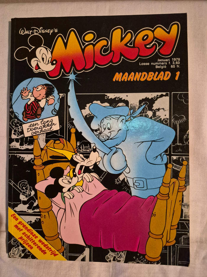 Disney mickey maandblad nr 1 jaartal 1978