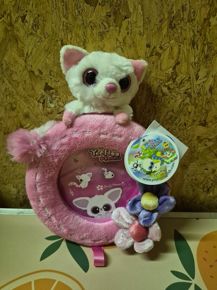 Knuffel schilderij roze yoohoo