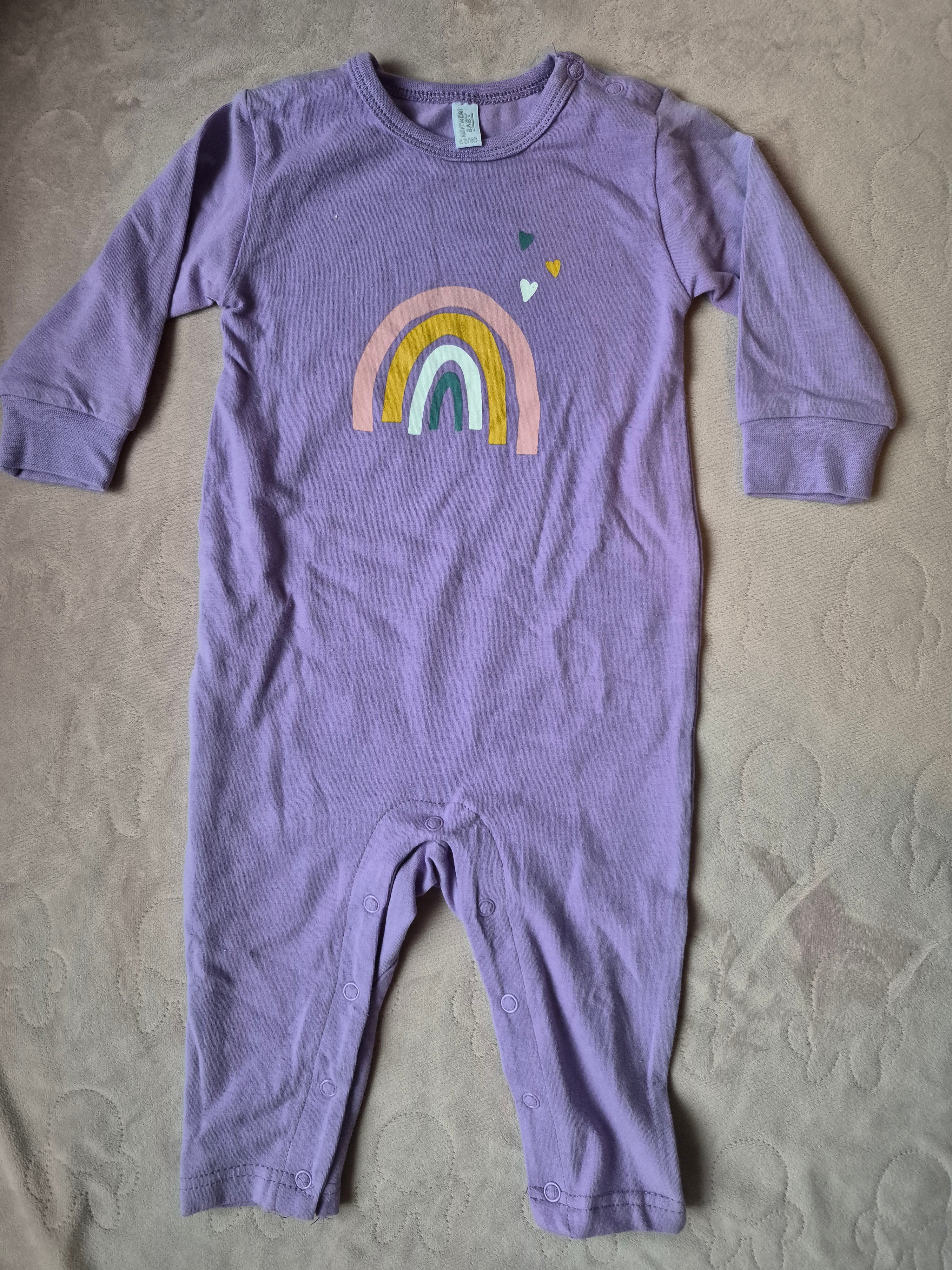 Boxpakje paars en regenboog maat 62/68