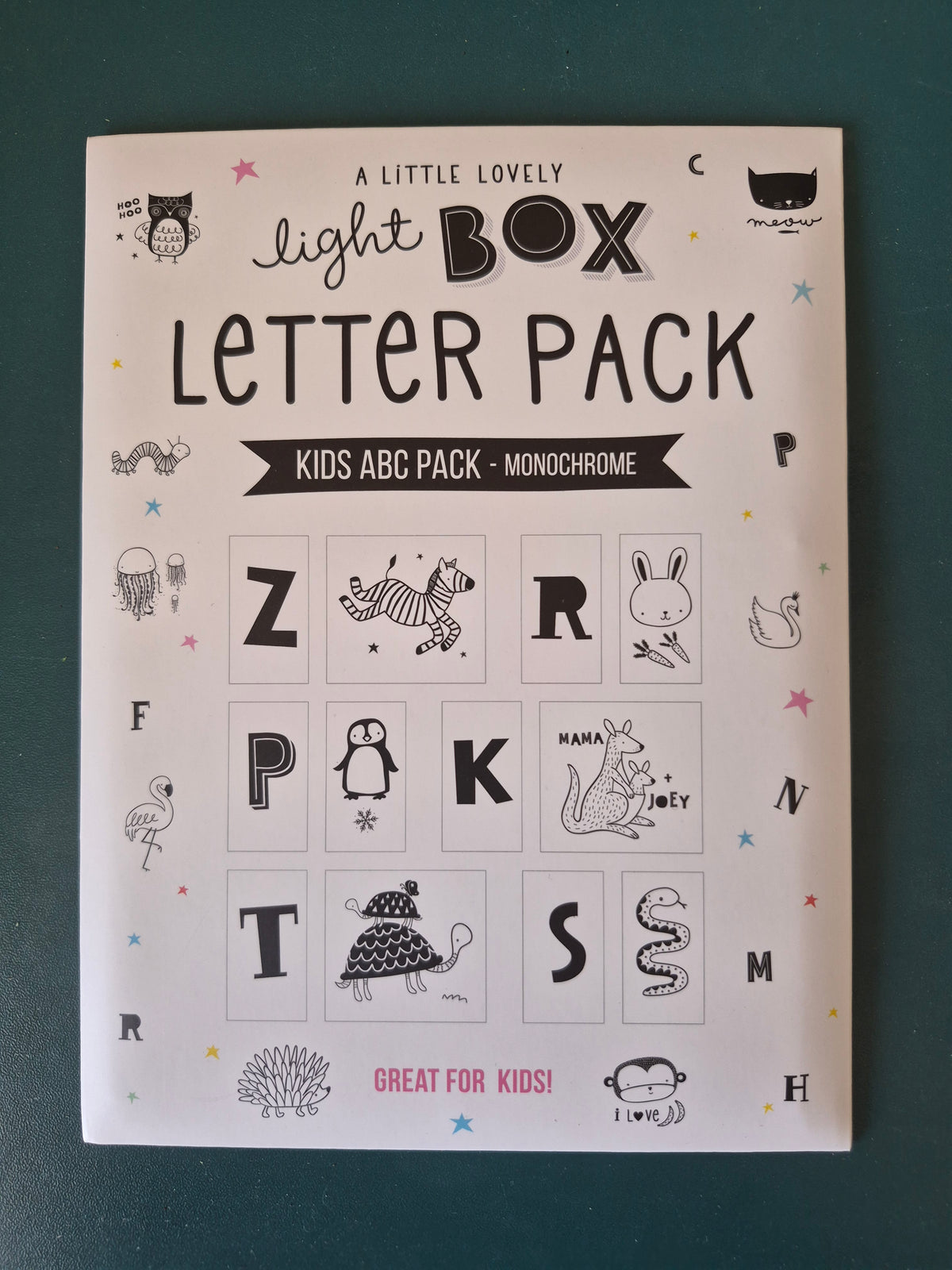 Letter pack kids abc