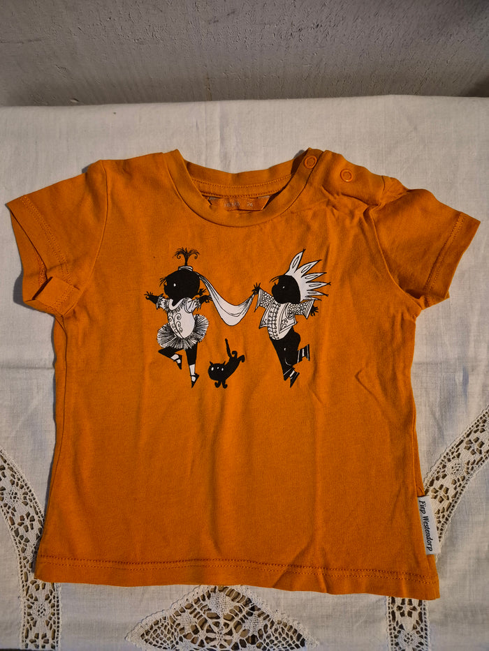 Oranje shirt jip en janneke maat 74