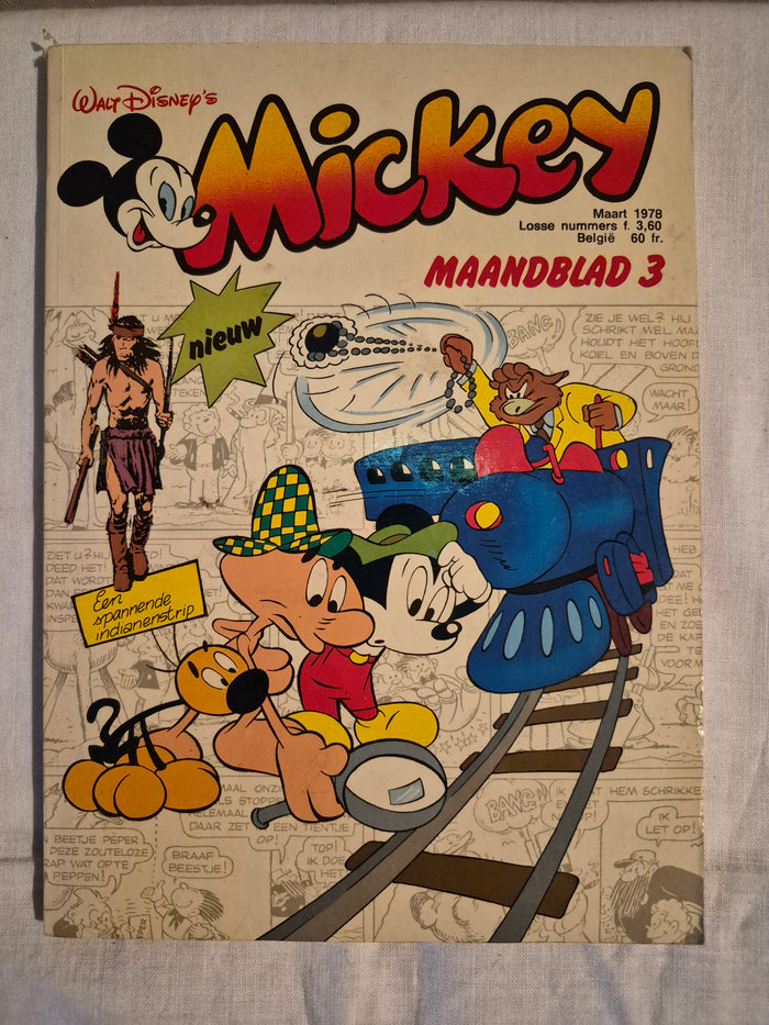 Disney mickey maandblad nr 3 jaartal 1978