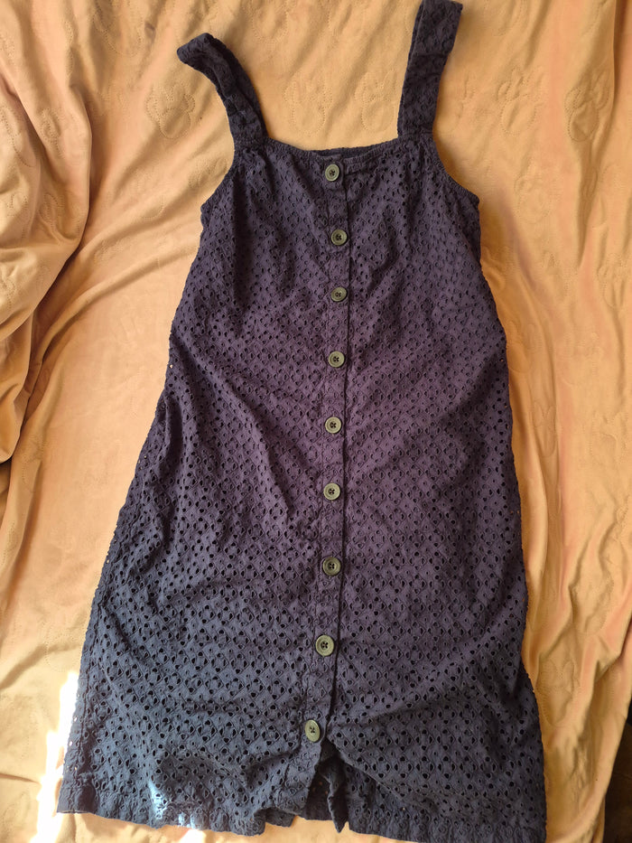 Zomerjurk donkerblauw WE maat m