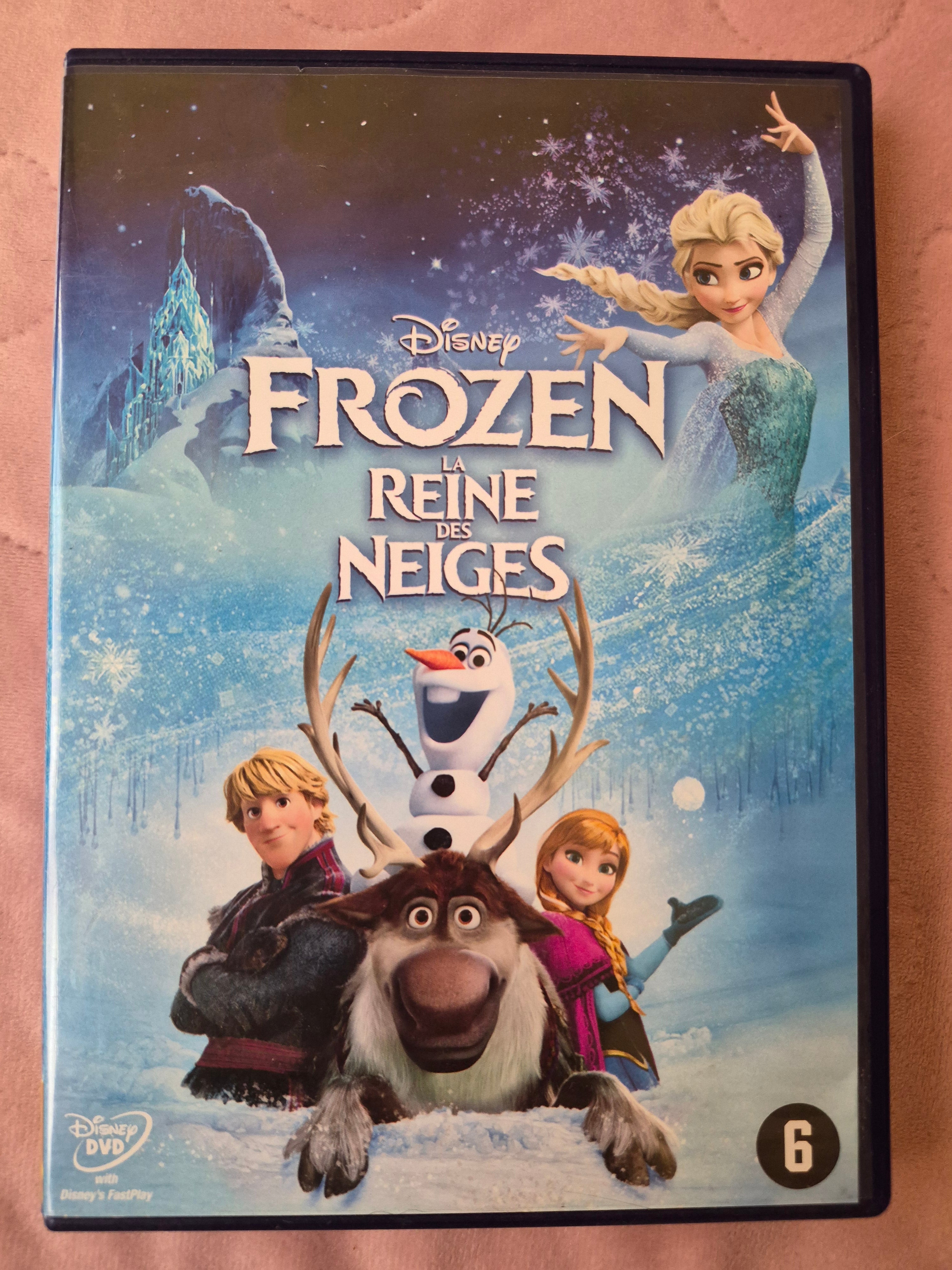 Disney DvD Frozen met rugnummer