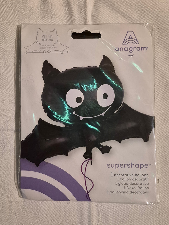 Folieballon Halloween vleermuis