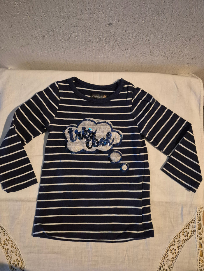 Truitje met streepjes maat 74