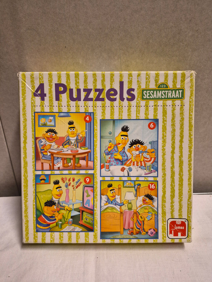 Sesamstraat 4x puzzel