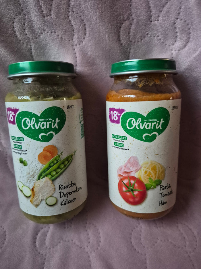 Baby voeding potjes 18 maanden