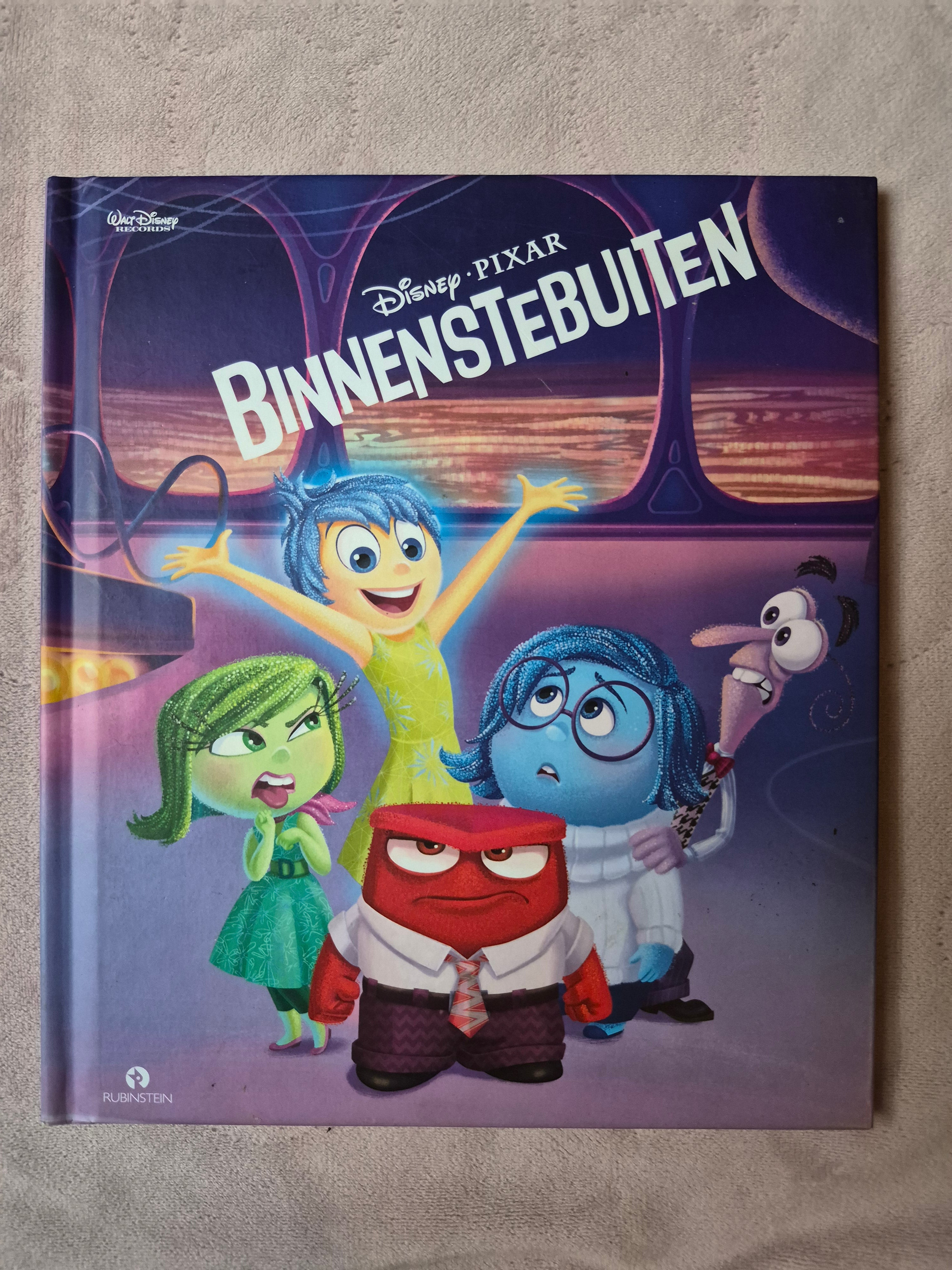 Disney boekje Binnenstebuiten zonder CD
