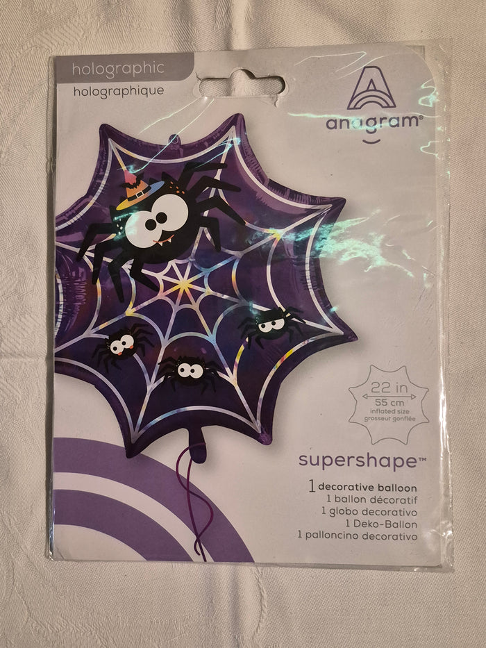 Folieballon Halloween spinnenweb