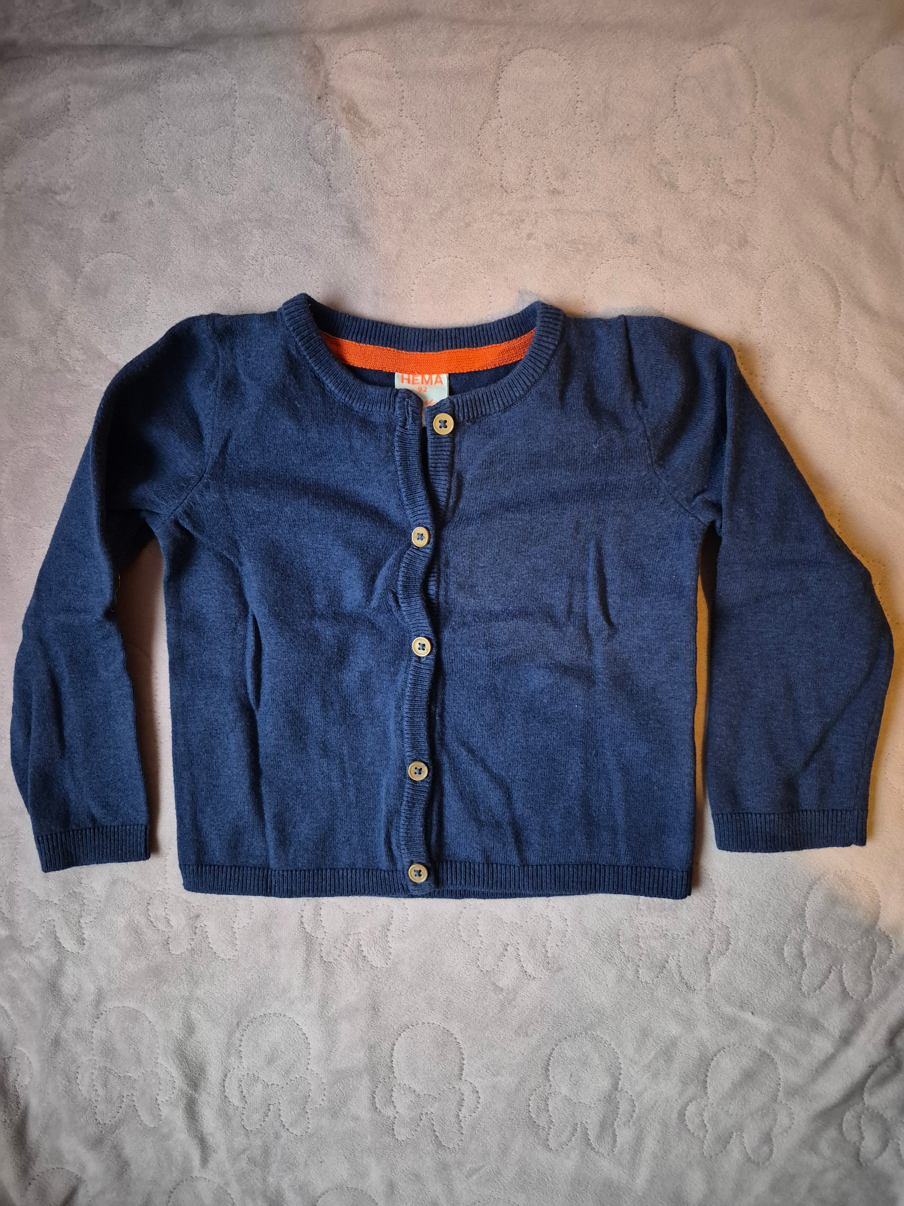 Vestje blauw Hema maat 92