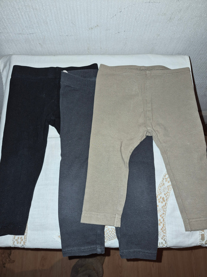 3x legging maat 74