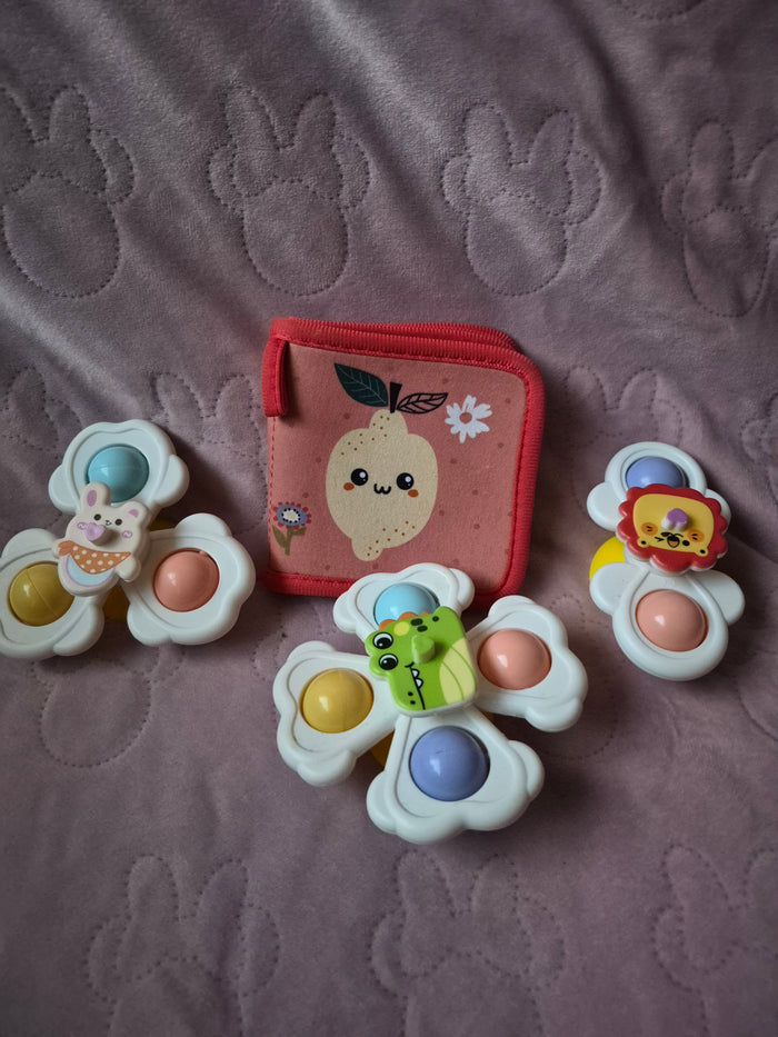 Baby speelgoed setje met zuignappen